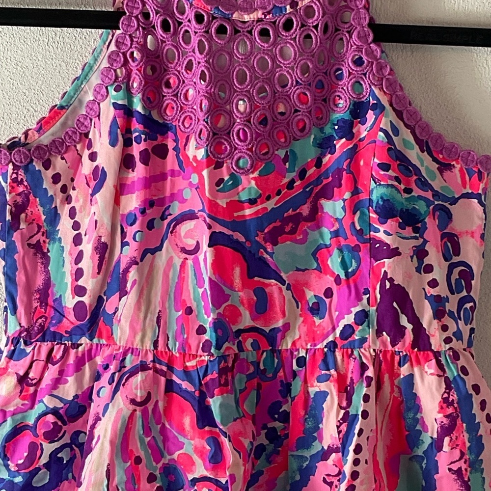 Lilly Pulitzer Girls Kinley Dress Sz 14 - Picture 3 of 6